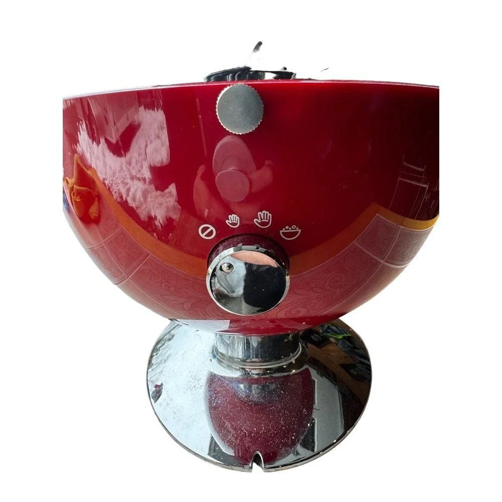 Brookstone CandyMan Motion Activated Candy Nut Dispenser Red Light Up Touch Free